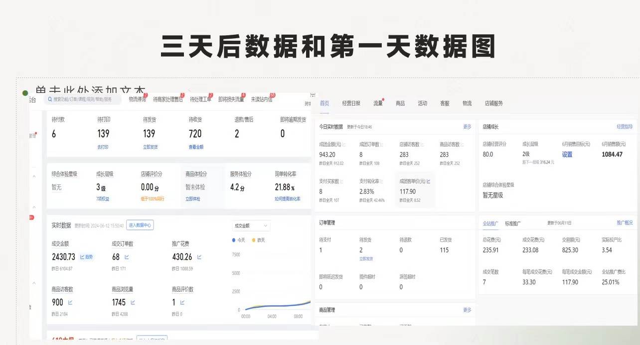 拼多多 最新合作开店日收4000+两天销量过百单,无学费、老运营代操作、...