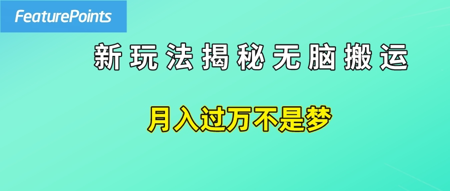 简单操作,每天50美元收入,搬运就是赚钱的秘诀!