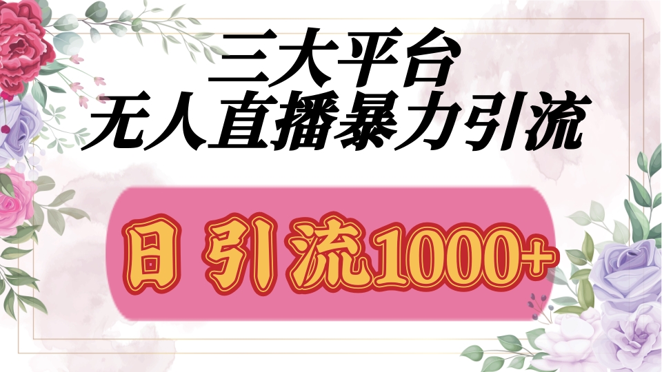 抖音,快手,视频号全平台通用,无人直播引流法,利用图片,模板,整套话术挂机全天支持矩阵操作,无限设备多开,超暴力引流,1000+高质量精准创业粉