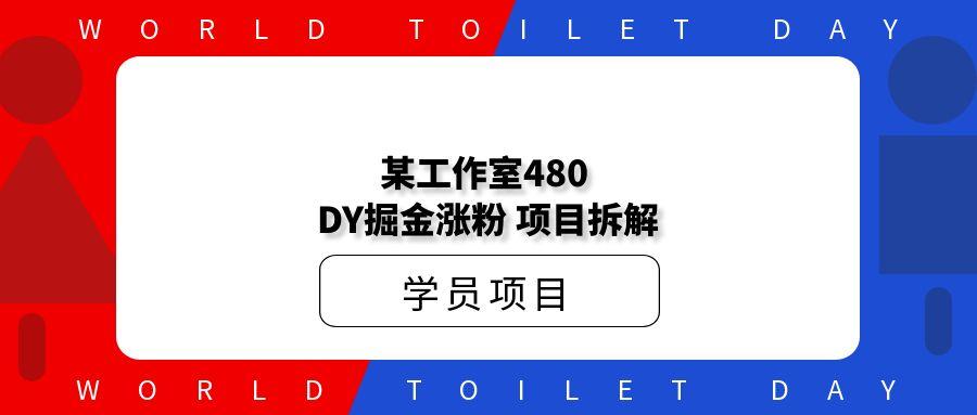 某工作室480掘金涨粉工具项目拆解