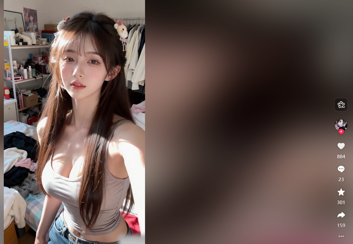 AI美女号短视频制作AI视频制作提示词（含绘图词、视频词）第五期教学