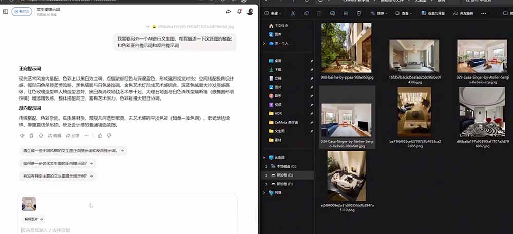 AI效果图类全面教学:文生图+图生图+FLUX,快速生成家具摄影棚级产品图