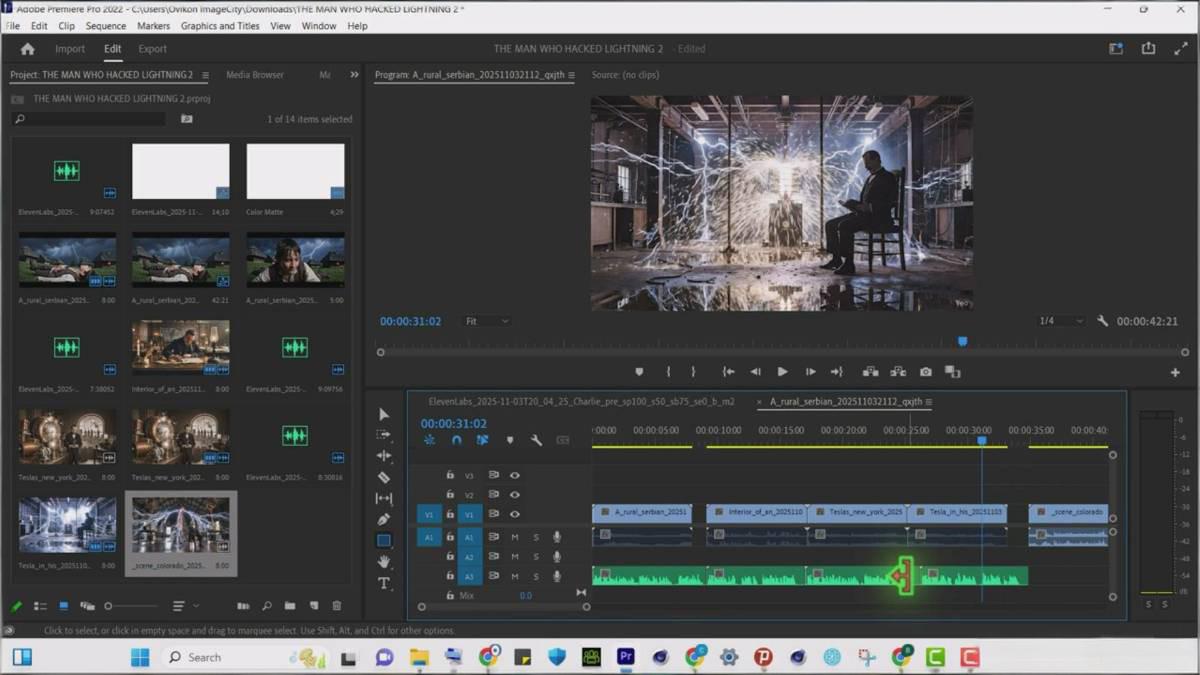 AI电影制作终极指南：从创意到成片，系统掌握智能影视全流程实战课(中英字幕