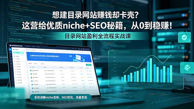 想建目录网站赚钱却卡壳？这营给优质 niche+SEO 秘籍，从 0 到稳赚！