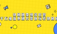 快团团变现实战营,千万级流水团长带你玩转快团团