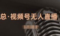视频号无人直播带货,有微信就可以做,可以批量【视频课程】