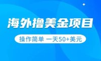 撸美金项目 无门槛 操作简单 小白一天50 美刀