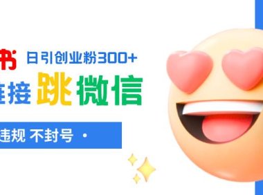 小红薯跳转微信链接制作和引流思路,不违规不封号!