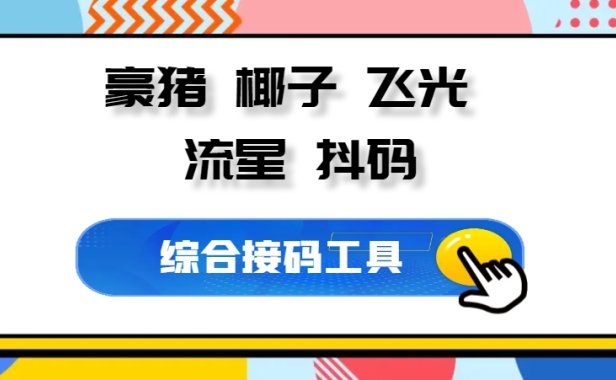 综合接码小工具豪猪、椰子、飞光、流星、抖码