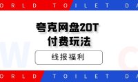线报福利 夸克网盘20T 付费玩法
