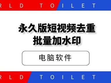 永久版短视频去重搬运、批量加水印