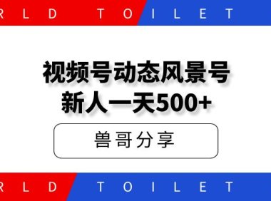 拆解一个视频号动态风景视频玩法,制作简单,流量爆炸!