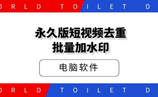 永久版短视频去重搬运、批量加水印