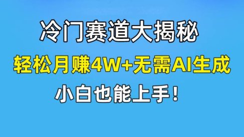 快手无脑搬运冷门赛道视频“仅6个作品 涨粉6万”轻松月赚4W+