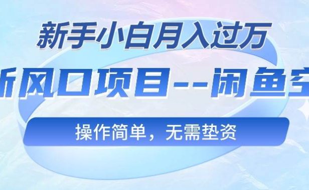 最新风口项目---闲鱼空调,新手小白月入过万,操作简单,无需垫资