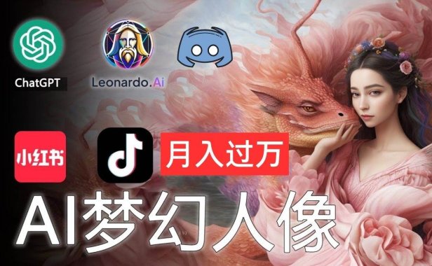 AI摄影梦幻人像：零基础也能月入过万的秘密