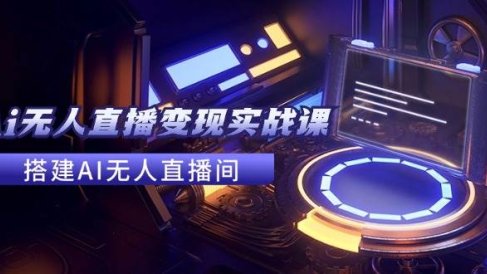 2024全套Ai无人直播变现实战课,搭建AI无人直播间,利用AI赚钱 (24节课)