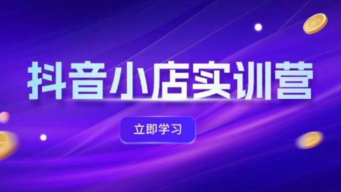 抖音小店最新实训营,提升体验分、商品卡 引流,投流增效,联盟引流秘籍