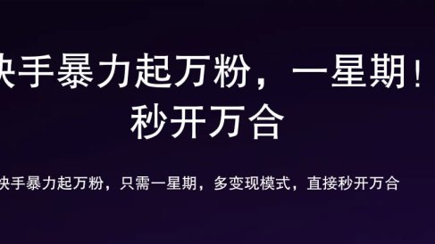 7 天万粉，吸金变现，日入斗金
