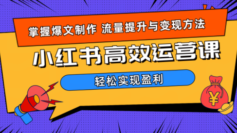 价值980小红书运营操作指南