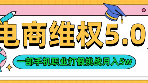 维权类目天花板玩法一部手机每天半小时不出门