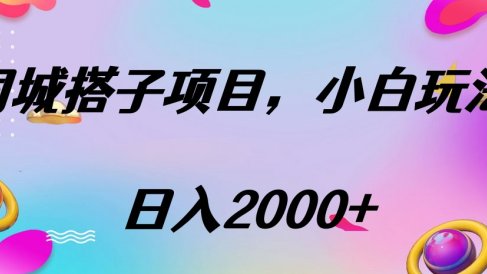 同城搭子项目,按这个方法,日入2000+