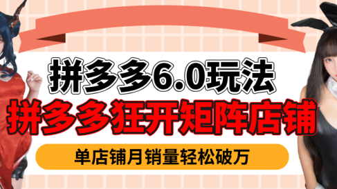 拼多多虚拟商品暴利6.0玩法,轻松实现月入过万