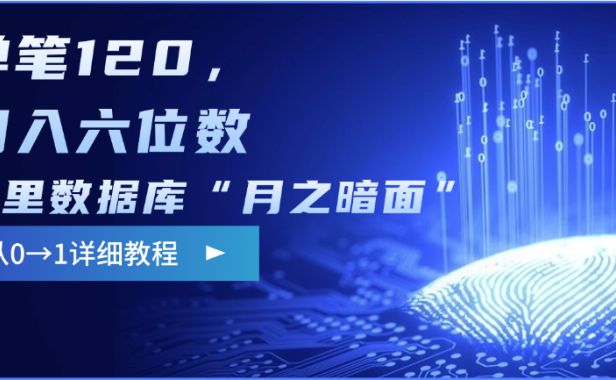 阿里数据库“月之暗面”影评撰写,边追剧边赚钱,单笔120,从0→1,月入六位数