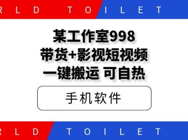 某工作室998带货+影视短视频一键搬运可自热