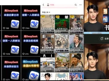 Deep seek项目拆解+卡通数字人25年4月新玩法日引200+创业粉十分钟一条混剪日稳定四位数变现!