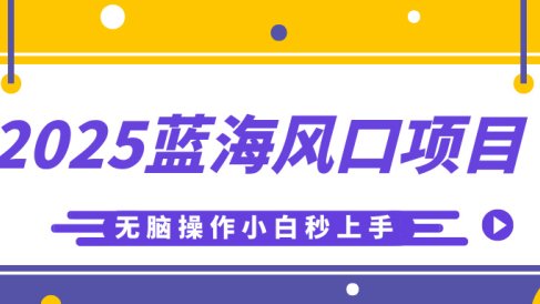 2025蓝海风口项目,利用AI工具一键生成儿童益智早教视频,无脑操作小白秒上手,轻松日入500+
