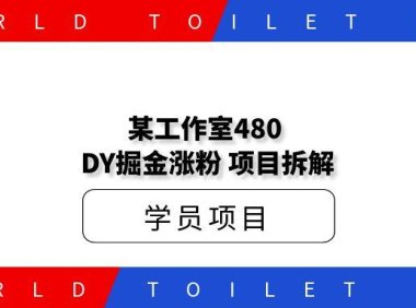 某工作室480掘金涨粉工具项目拆解