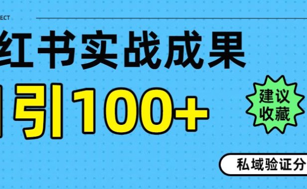 实战成果!小红书图文引流日引100+私域流量经验分享