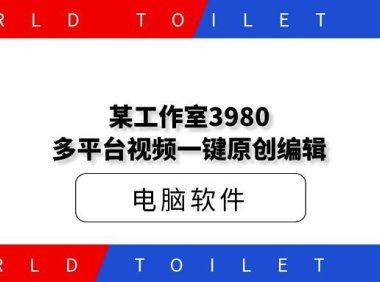 某工作室3980多平台视频一键原创编辑