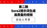 第二期Sora2提示词生成高质量的视频