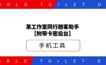 某工作室同行翘客助手【附带卡密后台】