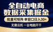 全自动电商数据采集掘金 批量可矩阵 单窗口轻松日入30+
