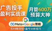 广告投手盈利实战课：月管600万预算大神，带你告别瞎烧钱，Meta+Google策略+盈亏分析