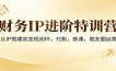 财务IP进阶特训营：从IP搭建到变现闭环，代账，做课，朋友圈运营
