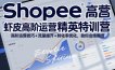 Shopee虾皮高阶运营精英特训营，高阶运营技巧+流量提升+转化率优化，助你业绩翻倍(更新26年5月)