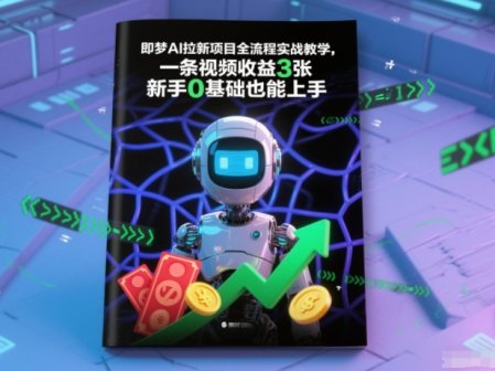 即梦AI拉新项目全流程实战教学，一条视频收益3张，新手0基础也能上手
