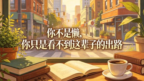 付费文章：你不是懒，你只是看不到这辈子的出路