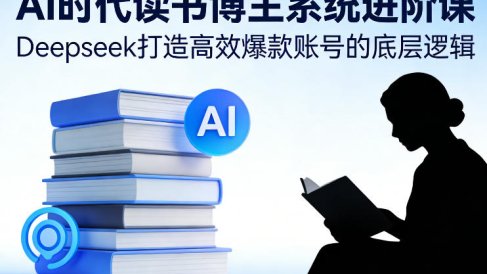AI时代读书博主系统进阶课,Deepseek打造高效爆款账号的底层逻辑