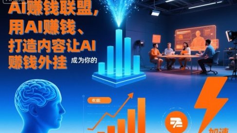 AI賺钱联盟，用AI賺钱、打造内容让AI成为你的賺钱外挂
