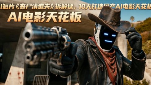 AI短片《丧尸清道夫》拆解课，10天打造国产AI电影天花板