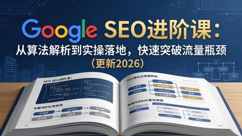 Google SEO进阶课：从算法解析到实操落地，快速突破流量瓶颈(更新2026