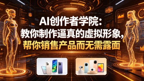 AI创作者学院:教你制作逼真的虚拟形象,帮你销售产品而无需露面【原创双语字幕】
