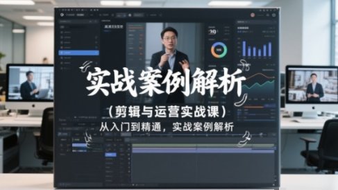 剪辑与运营实战课,从入门到精通,实战案例解析(更新2026)