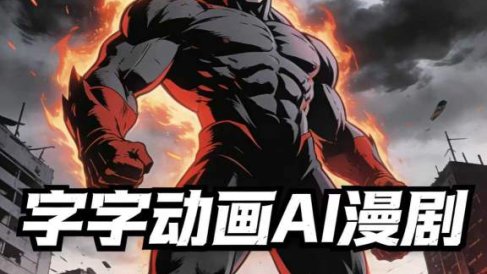 字字动画AI漫剧2026年第1期系统课程,小白看完就能学会实操的漫剧课,单人月收1-3W