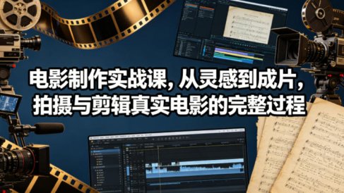 电影制作实战课,从灵感到成片,拍摄与剪辑真实电影的完整过程【原创双语字幕】